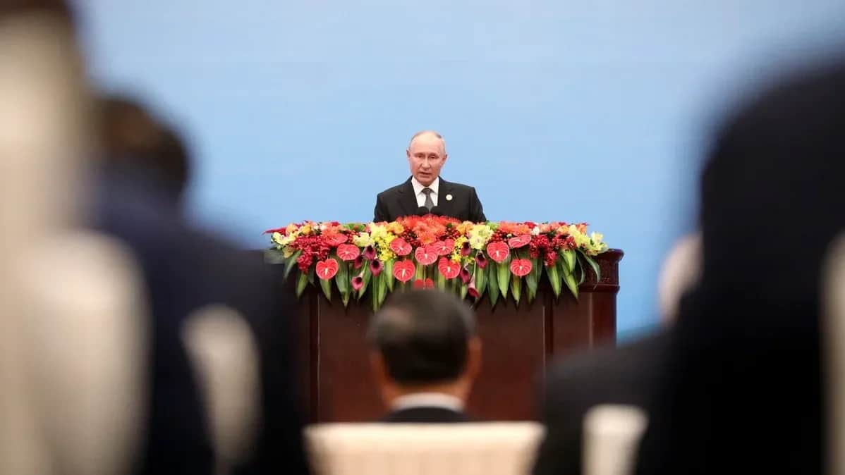 Putin attending the Third Belt and Road Forum in Beijing. Photo: kremlin.ru