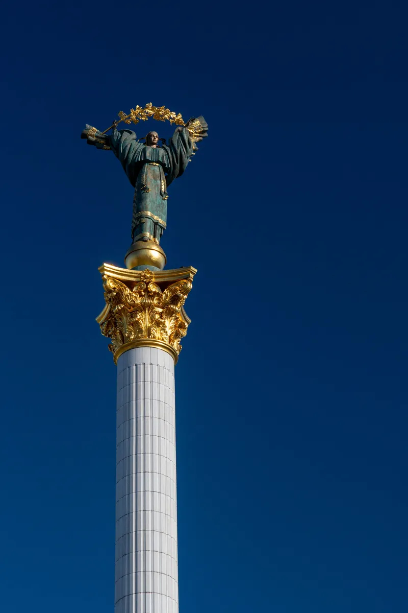 Ukraine's Independence Monument. Kyiv, 24 August 2022. Photo: Jens Alstrup, exclusively for Novaya Gazeta. Europe