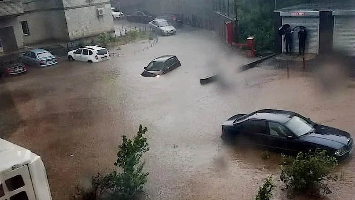 Ливень в Ростове-на-Дону. Фото: ВКонтакте