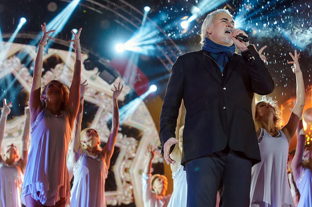 Валерий Меладзе на концерте в Красной Поляне в Сочи, 5 января 2017 года. Фото: Дмитрий Норов / Коммерсантъ / Sipa USA / Vida Press