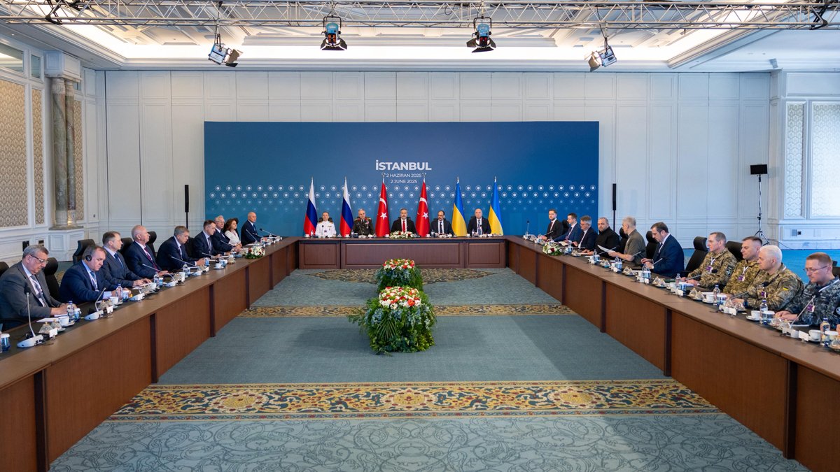Второй раунд мирных переговоров между Украиной и Россией в Стамбуле, Турция, 2 июня 2025 года. Фото: Murat Gok / Turkish Foreign Ministry / EPA-EFE