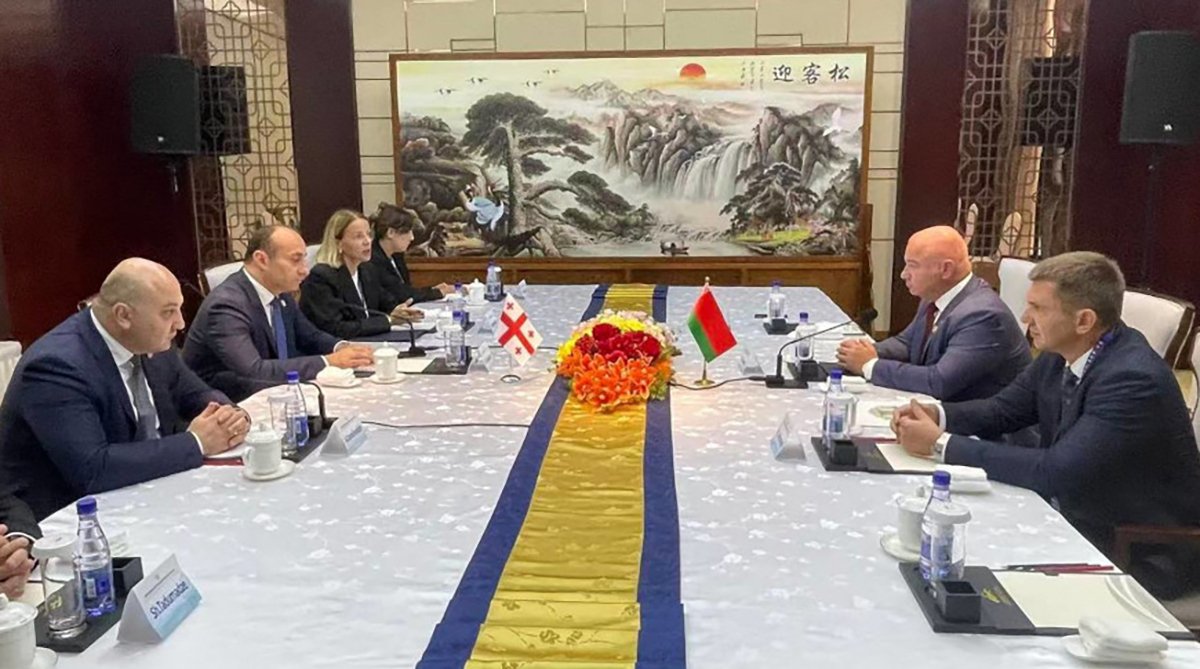 Встреча Горы и Геладзе в Китае, 18 сентября 2025 года. Фото: СК Беларуси / БЕЛТА