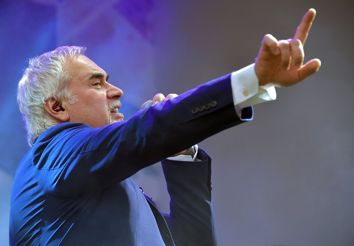 Валерий Меладзе во время выступления на праздновании дня рождения «Русского радио», Красногорск, Московская область, 29 августа 2018 года. Фото: Ирина Бужор / Коммерсантъ / Sipa USA / Vida Press