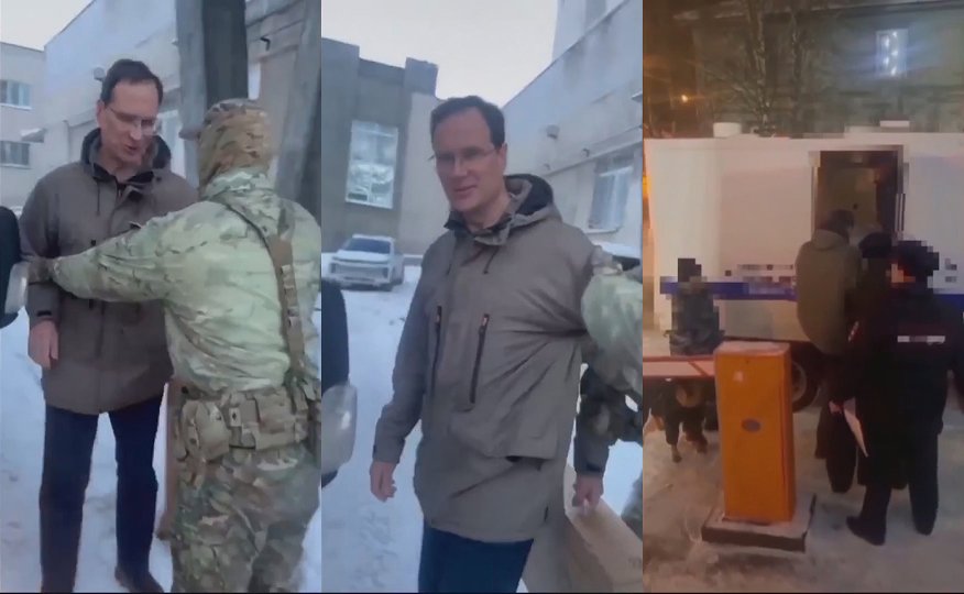 Задержание Николая Серебренникова. Скриншот новостной программы  Вести Поморье