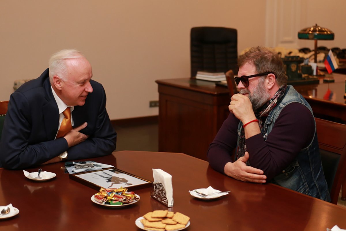 Александр Бастрыкин и Борис Гребенщиков. Фото:  sledcom.ru