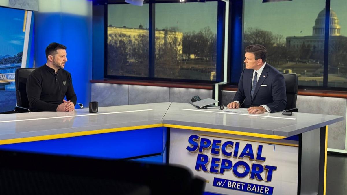 Владимир Зеленский дал интервью Fox News после сорванных переговоров с Трампом