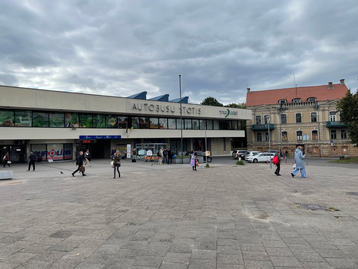 Автовокзал Вильнюса, 2022 год. Фото: Ypsilon from Finland /  Wikimedia