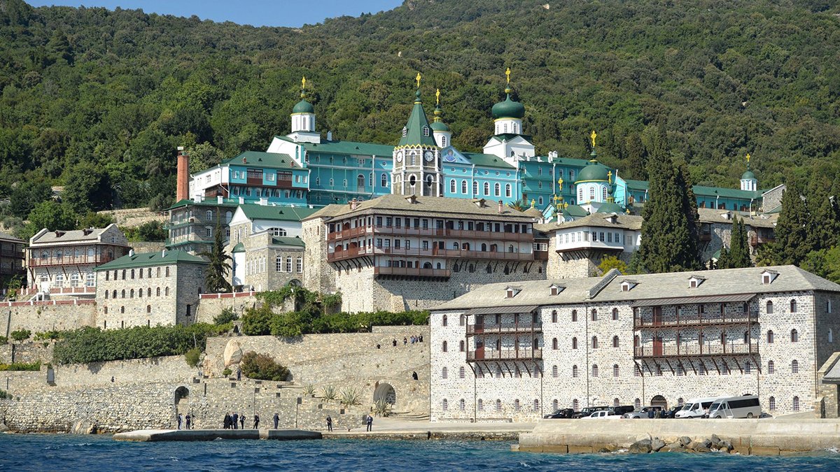 Пантелеимонов монастырь, Россикон, 2016 год. Фото:  kremlin.ru