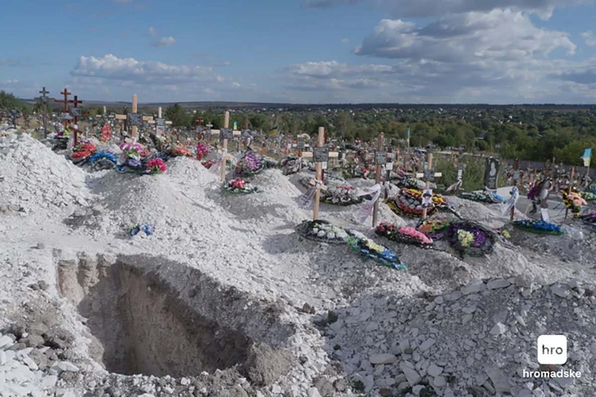 Кладбище Краматорска. Фото: Алексей Никулин / hromadske